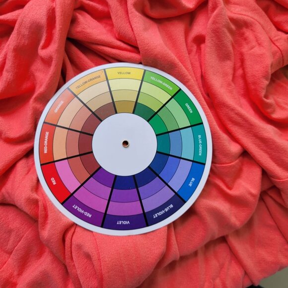 Lane Bryant Womens Top 26 28 Plus Tunic 3/4 Sleeve Orange ORA4E - Picture 7 of 7